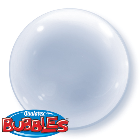 Clear Deco Bubble 20" - Click Image to Close